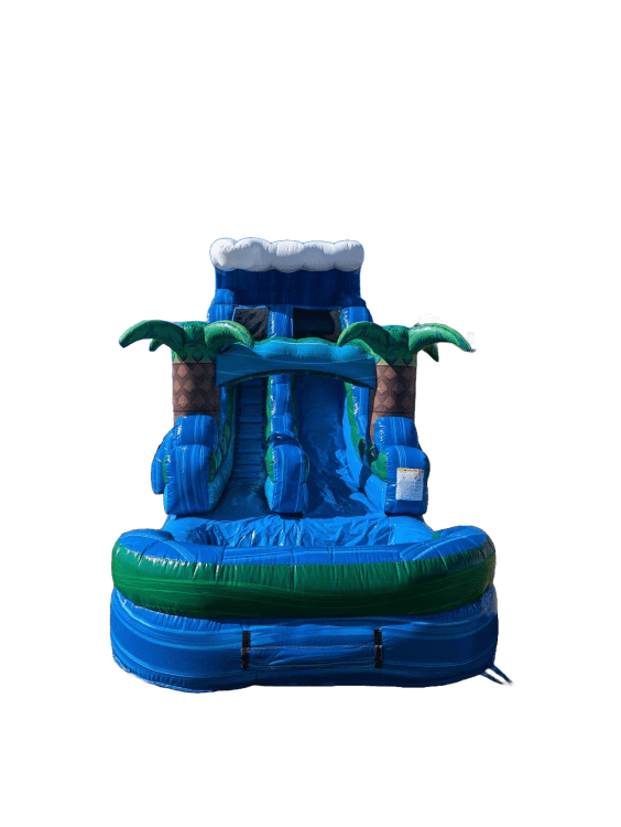 Blue Wave Single Lane Slide