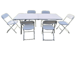 1 Table & 6 Chairs Set